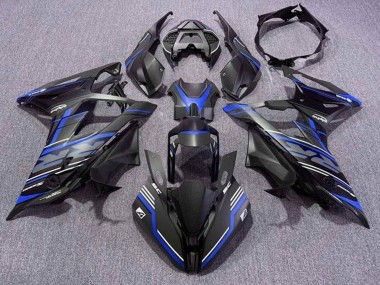 Acquista Carena Moto BMW S1000RR 2019-2022 - Nero Opaco Blu Bianco Banda