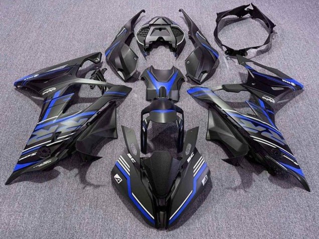 Acquista Carena Moto BMW S1000RR 2019-2022 - Nero Opaco Blu Bianco Banda