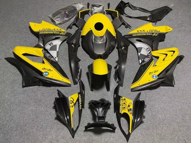 Acquista Carena Moto BMW S1000RR 2019-2022 - Giallo Falso Fibra di Carbonio