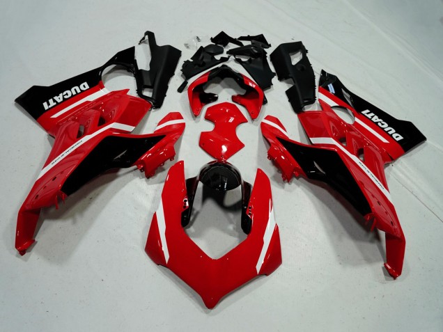 Acquista Carena Moto Ducati Panigale V4 V4S 2020-2021 - Rosso Bianco Nero Lucido Banda