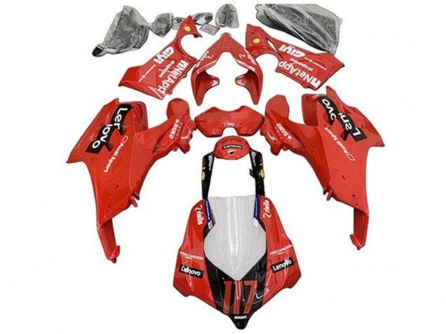 Acquista Carena Moto Ducati Panigale V4 V4S 2020-2021 - Rosso Nero Lucido Lenovo 117