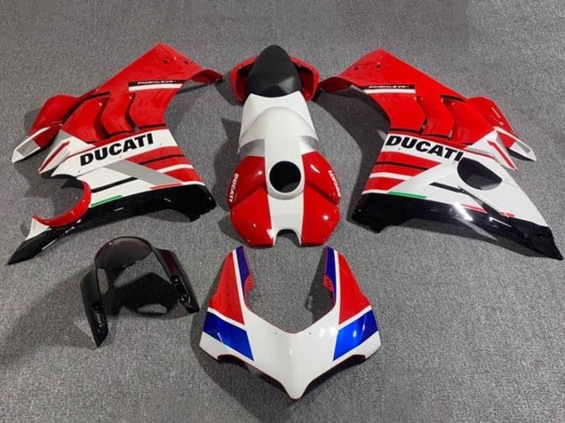 Acquista Carena Moto Ducati Panigale V4 V4S 2020-2021 - Bianco Rosso Blu Nero Lucido