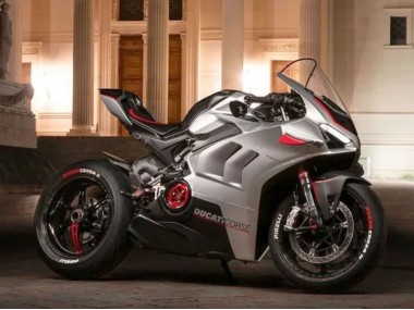 Acquista Carena Moto Ducati Panigale V4 V4S 2020-2021 - Argento Rosso Nero