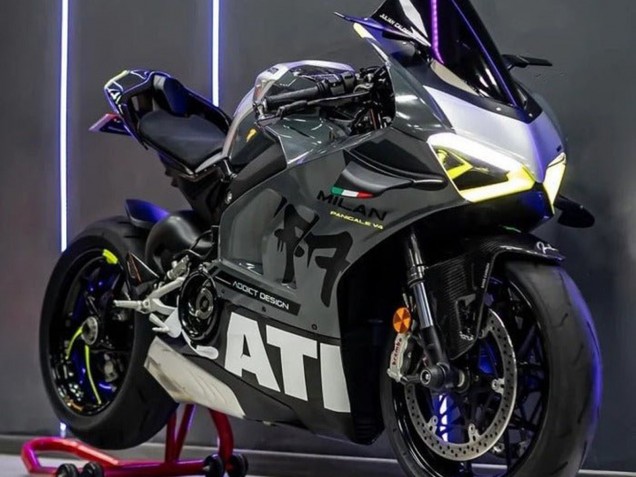 Acquista Carena Moto Ducati Panigale V4 V4S 2020-2021 - Grigio Bianco Giallo Nero