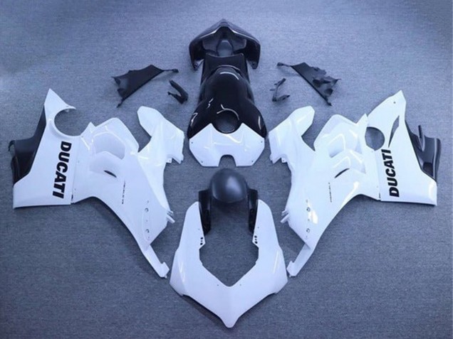 Acquista Carena Moto Ducati Panigale V4 V4S 2020-2021 - Bianco Nero Lucido