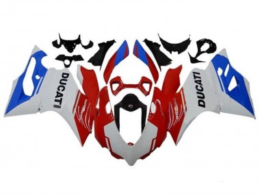 Acquista Carena Moto Ducati Panigale 1199 2011-2014 - Bianco Rosso Blu
