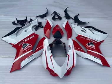 Acquista Carena Moto Ducati Panigale 1199 2011-2014 - Bianco Rosso Nero Lucido