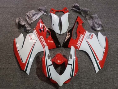 Acquista Carena Moto Ducati Panigale 1199 2011-2014 - Bianco Rosso Verde Nero Lucido Corse
