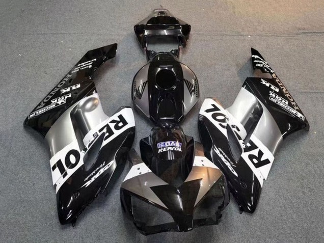 Acquista Carena Moto Honda CBR1000RR 2004-2005 - Argento Bianco Nero Lucido Repsol