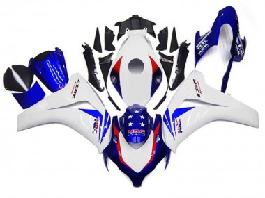 Acquista Carena Moto Honda CBR1000RR 2008-2011 - Bianco Rosso Blu Stella HRC