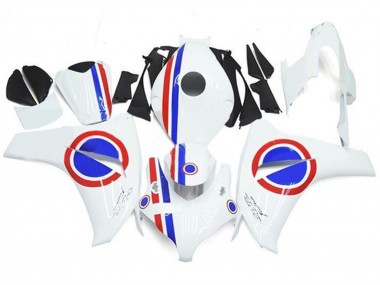 Acquista Carena Moto Honda CBR1000RR 2008-2011 - Bianco Rosso Blu Banda