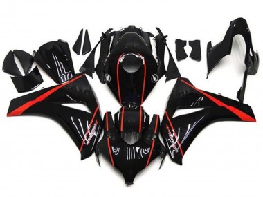 Acquista Carena Moto Honda CBR1000RR 2008-2011 - Nero Lucido Rosso Banda