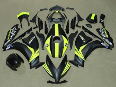 Acquista Carena Moto Honda CBR1000RR 2012-2016 - Nero Opaco Giallo Banda