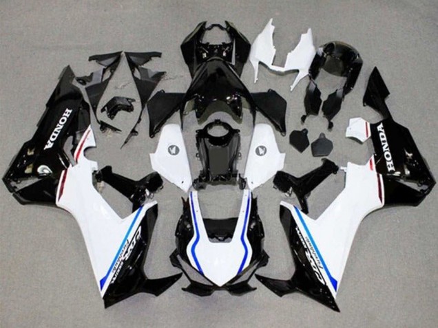 Acquista Carene Moto Honda CBR1000RR 2017-2024 - Bianco Blu Nero Lucido Banda