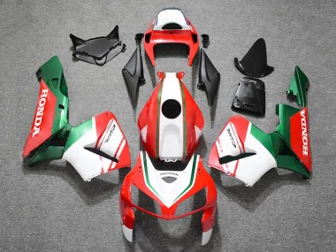 Acquista Carena Moto Honda CBR600RR 2005-2006 - Rosso Opaco Bianco Verde
