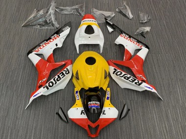 Acquista Carena Moto Honda CBR600RR 2007-2008 - Giallo Bianco Rosso Nero Lucido Repsol HRC