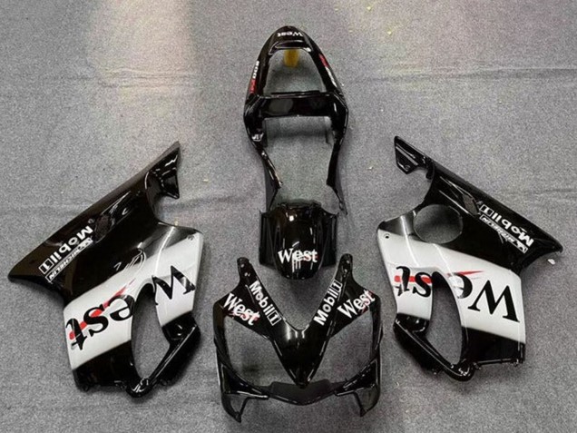 Acquista Carena Moto Honda CBR600 F4i 2001-2003 - Nero Lucido Bianco West