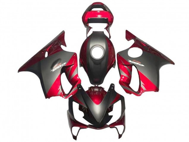 Acquista Carena Moto Honda CBR600 F4i 2001-2003 - Rosso Nero Opaco