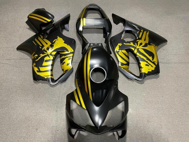 Acquista Carena Moto Honda CBR600 F4i 2001-2003 - Oro Nero Opaco Cranio
