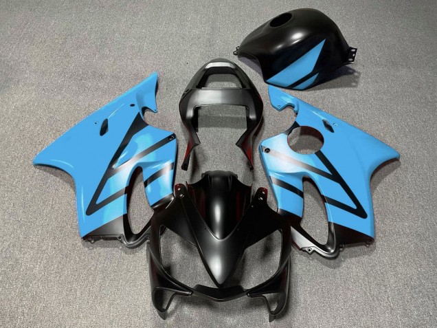 Acquista Carena Moto Honda CBR600 F4i 2001-2003 - Azzurro Chiaro Nero Opaco