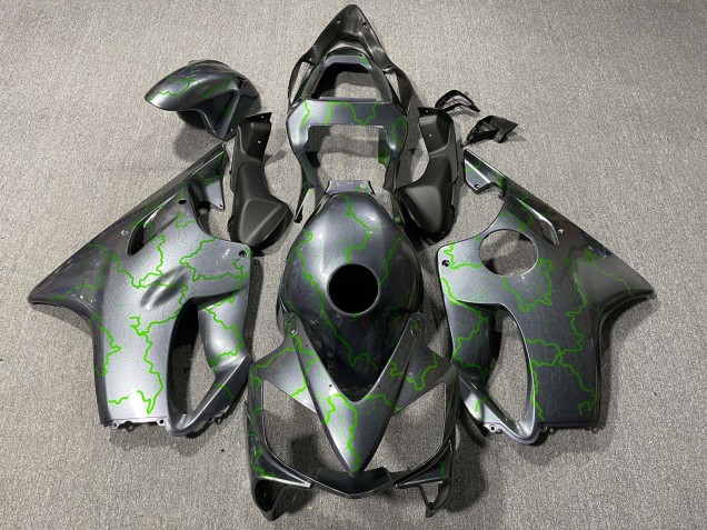 Acquista Carena Moto Honda CBR600 F4i 2001-2003 - Argento Verde Fulmine