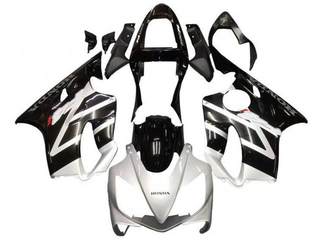 Acquista Carena Moto Honda CBR600 F4i 2001-2003 - Argento Nero Lucido