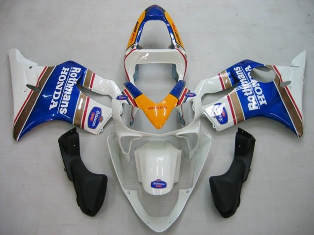 Acquista Carena Moto Honda CBR600 F4i 2001-2003 - Giallo Bianco Blu Rothmans
