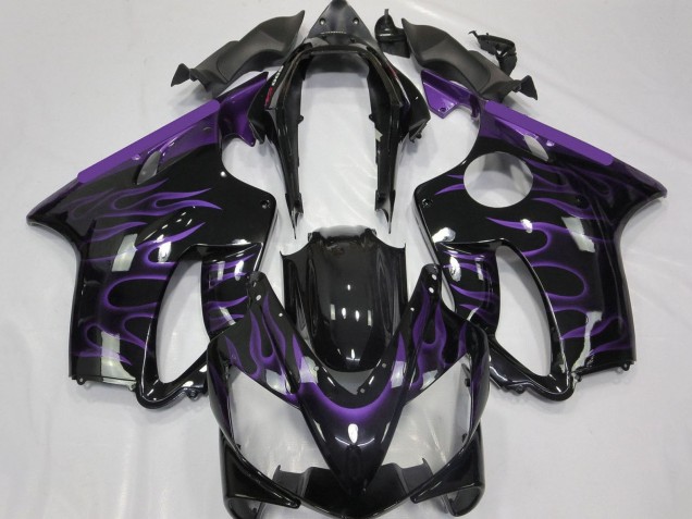 Acquista Carena Moto Honda CBR600 F4i 2004-2007 - Nero Lucido Viola Fiamma