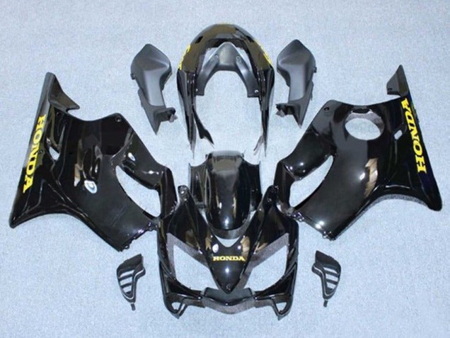 Acquista Carena Moto Honda CBR600 F4i 2004-2007 - Nero Lucido Oro Decals