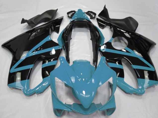 Acquista Carena Moto Honda CBR600 F4i 2004-2007 - Azzurro Chiaro Nero Lucido