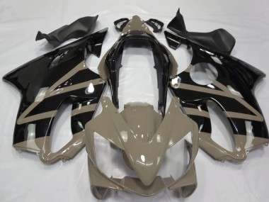 Acquista Carena Moto Honda CBR600 F4i 2004-2007 - Taupe Marrone Nero Lucido