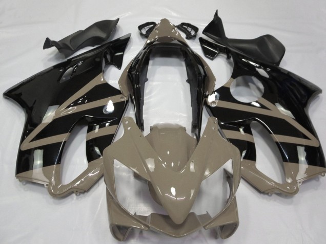 Acquista Carena Moto Honda CBR600 F4i 2004-2007 - Taupe Marrone Nero Lucido
