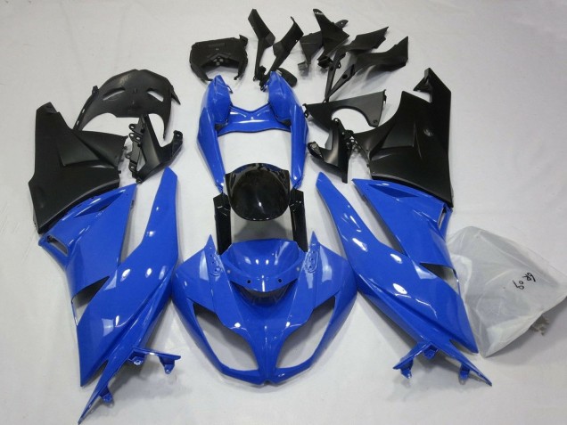 Acquista Carena Moto Kawasaki ZX6R 2007-2008 - Blu Nero Nero Opaco