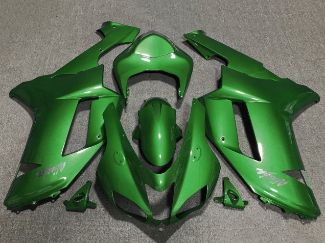 Acquista Carena Moto Kawasaki ZX6R 2007-2008 - Verde Chrome