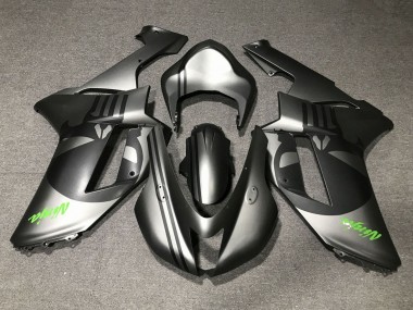 Acquista Carena Moto Kawasaki ZX6R 2007-2008 - Argento Opaco Nero Opaco Cranio