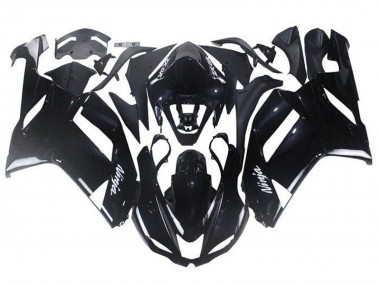 Acquista Carena Moto ABS Kawasaki ZX6R 2007-2008 - Nero Lucido