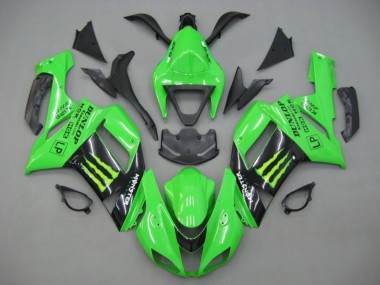 Acquista Carena Moto Kawasaki ZX6R 2007-2008 - Verde Nero Mostro Energy