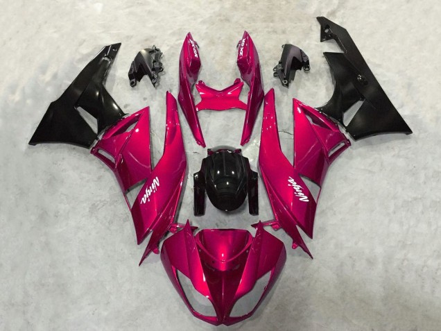 Acquista Carena Moto Kawasaki ZX6R 2009-2012 - Caramella Rosso Nero Lucido