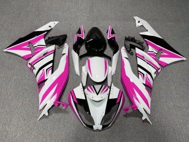 Acquista Carena Moto Kawasaki ZX6R 2009-2012 - Bianco Rosa Nero