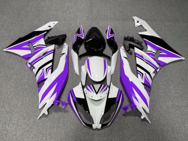 Acquista Carena Moto Kawasaki ZX6R 2009-2012 - Bianco Viola Nero