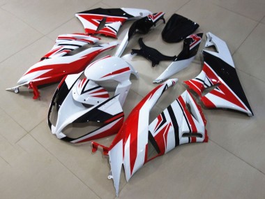 Acquista Carena Moto Kawasaki ZX6R 2009-2012 - Bianco Rosso Nero