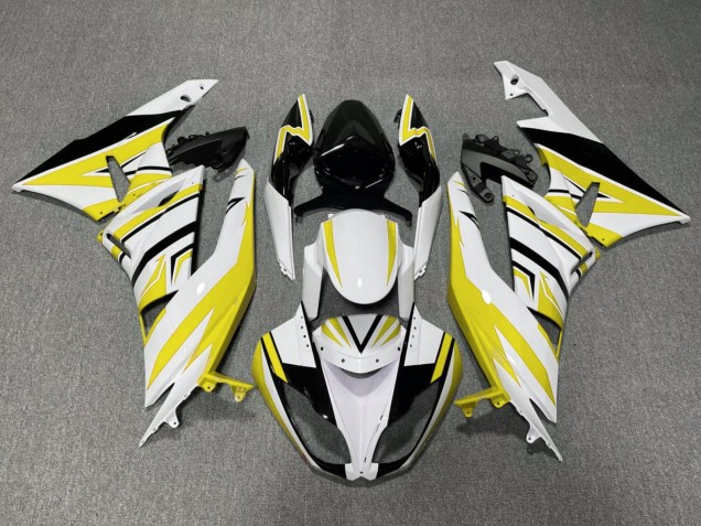 Acquista Carena Moto Kawasaki ZX6R 2009-2012 - Bianco Giallo Nero