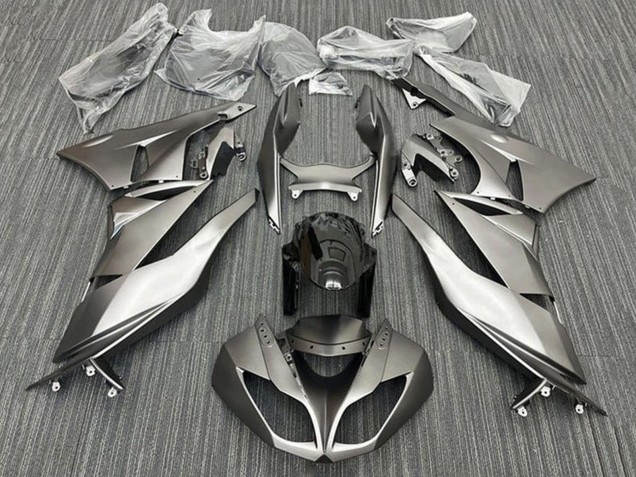 Acquista Carena Moto Kawasaki ZX6R 2009-2012 - Argento Opaco Nero