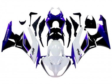 Acquista Carena Moto Kawasaki ZX6R 2009-2012 - Blu Bianco Nero