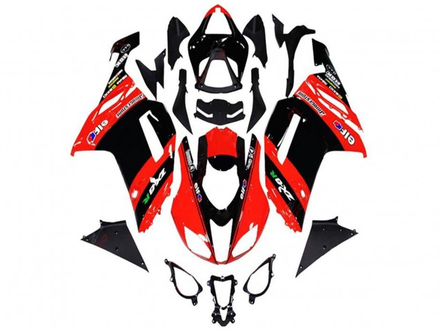 Acquista Carena Moto Kawasaki ZX6R 2013-2018 - Rosso Nero Elf