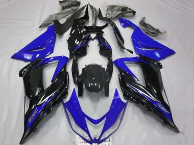 Acquista Carena Moto Kawasaki ZX6R 2013-2018 - Blu Nero Lucido