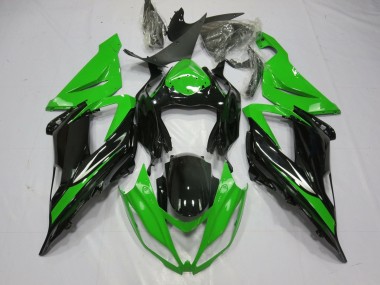 Acquista Carena Moto Kawasaki ZX6R 2013-2018 - Verde Nero Lucido
