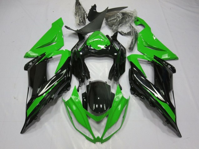 Acquista Carena Moto Kawasaki ZX6R 2013-2018 - Verde Nero Lucido