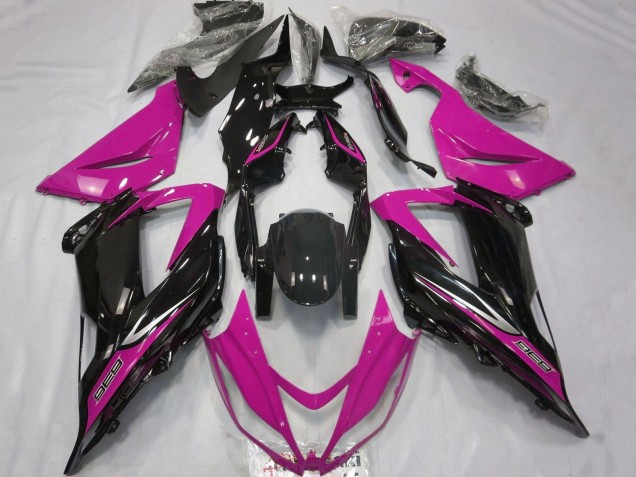 Acquista Carena Moto Kawasaki ZX6R 2013-2018 - Rosa Nero Lucido