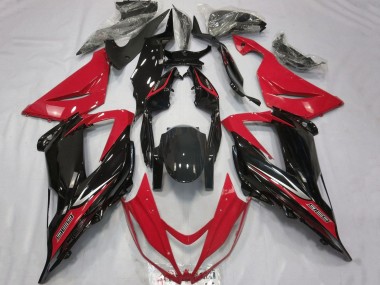 Acquista Carena Moto Kawasaki ZX6R 2013-2018 - Rosso Nero Lucido